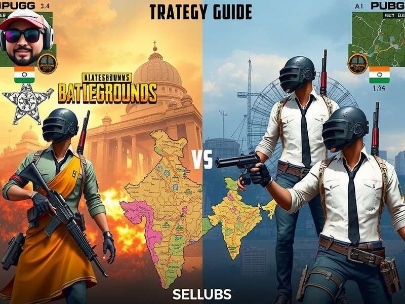Indian PUBG players strategy guide infographic